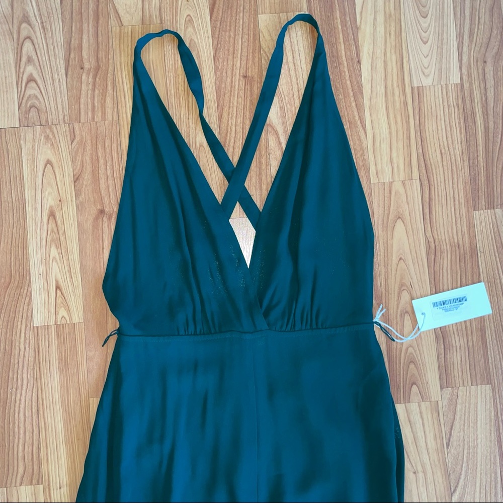 NWT Reformation Petite Sofi Jumpsuit - Emerald - Picture 8 of 15